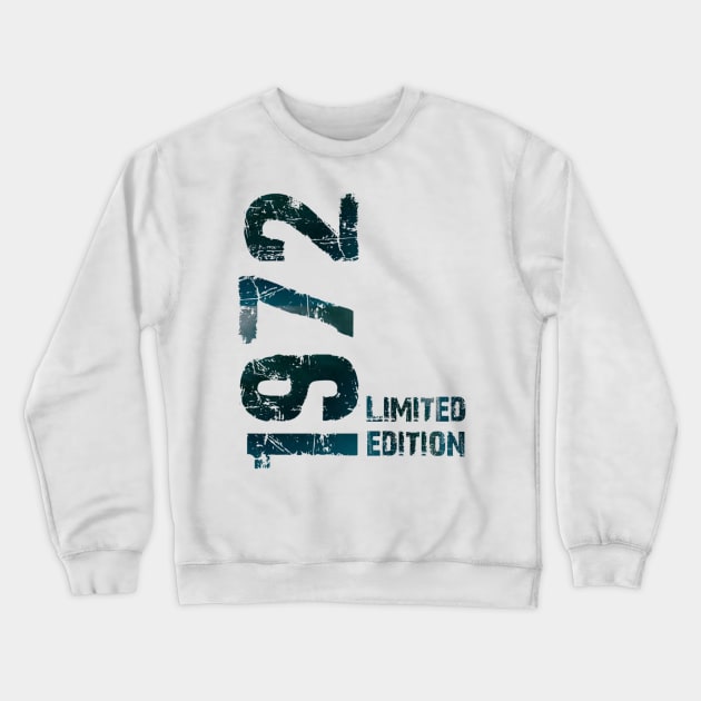 1972 Crewneck Sweatshirt by Bernesemountaindogstuff